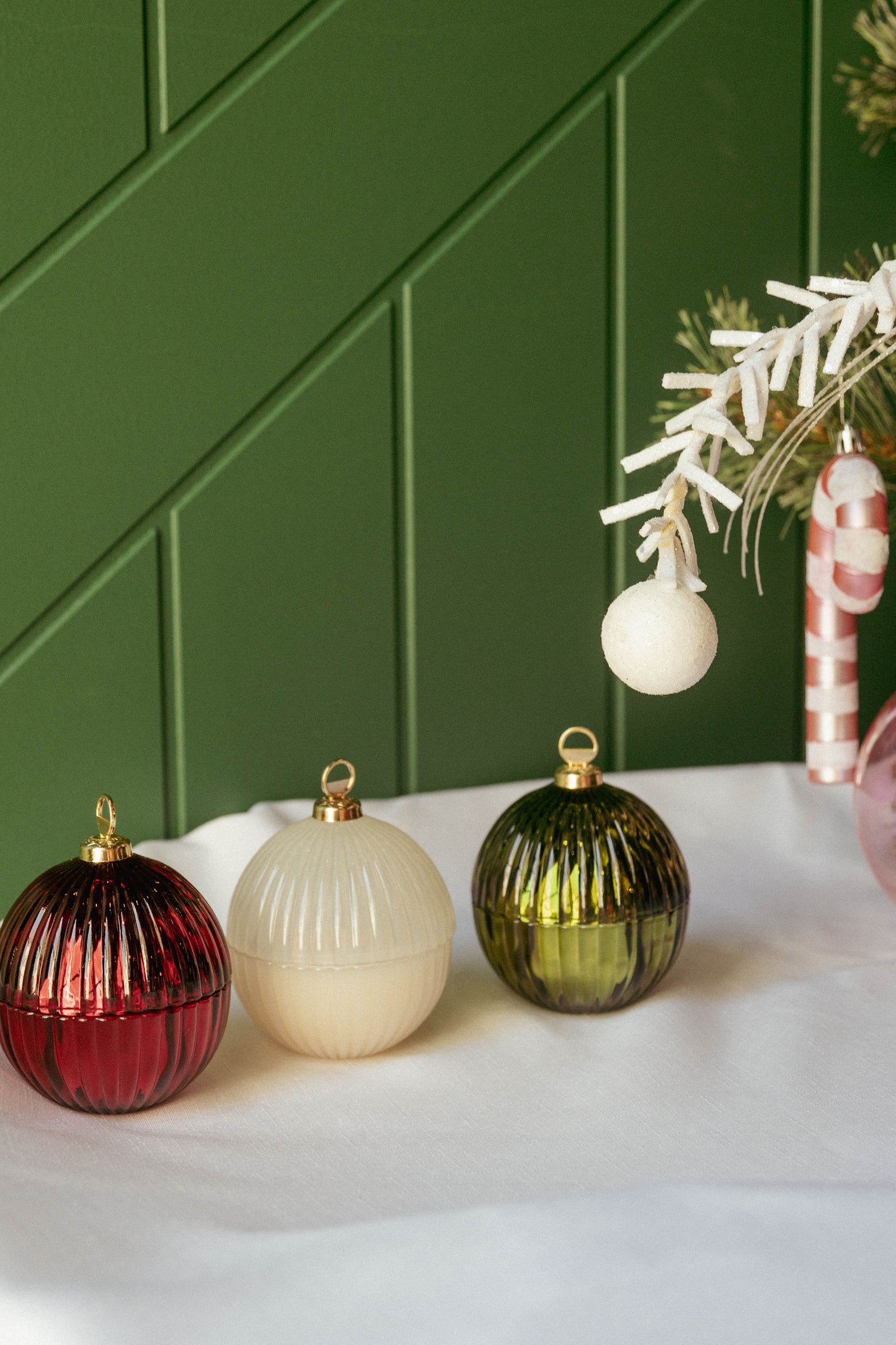 Bauble Candle Trio