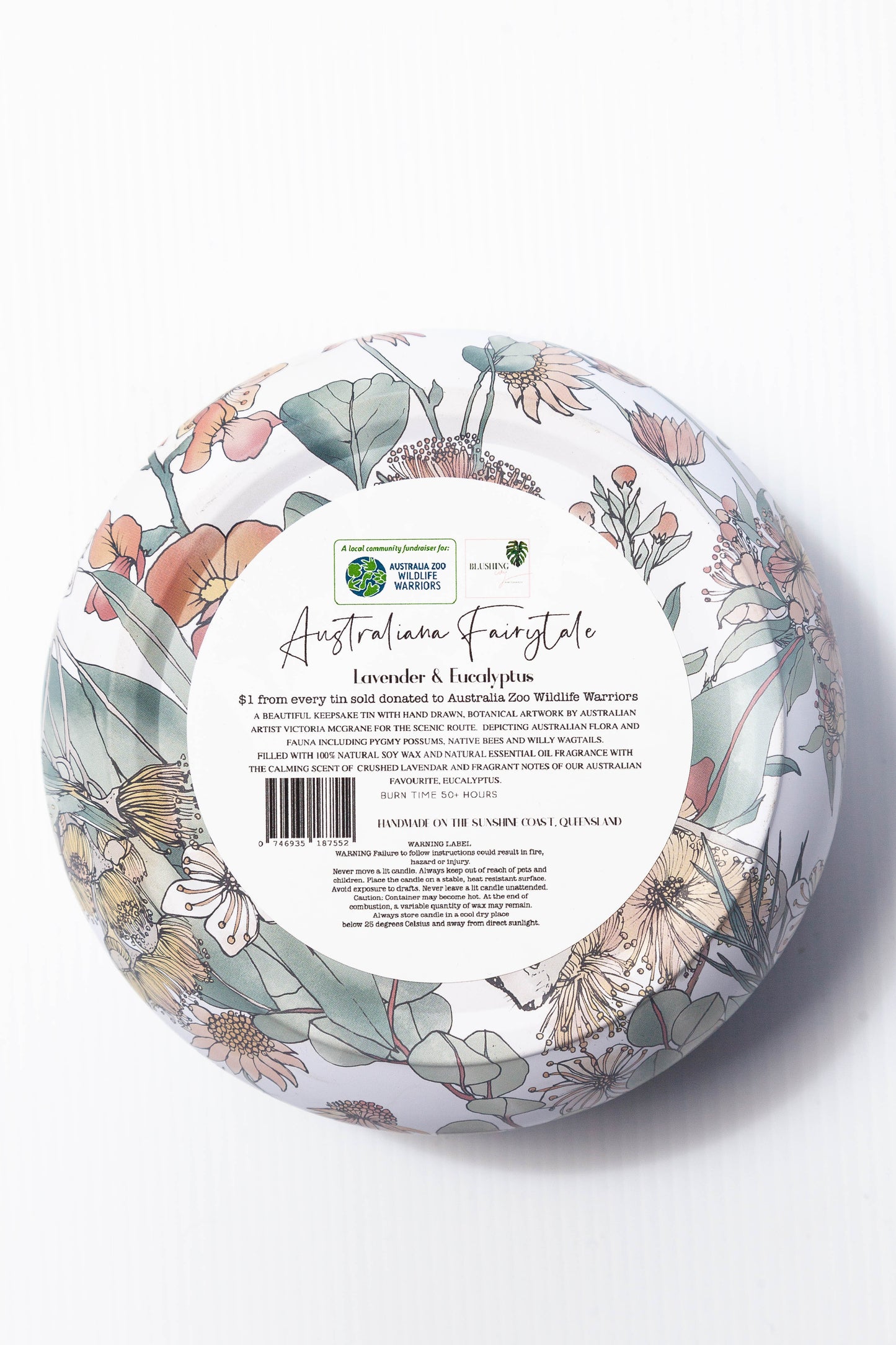Australiana Fairytale Candle - Bush Florals & Native Honey
