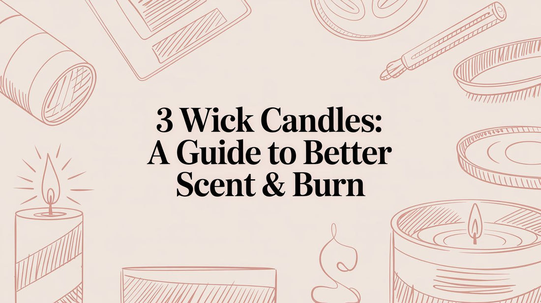 3 Wick Candles: A Guide to Better Scent & Burn