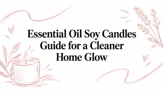 Essential Oil Soy Candles Guide for a Cleaner Home Glow