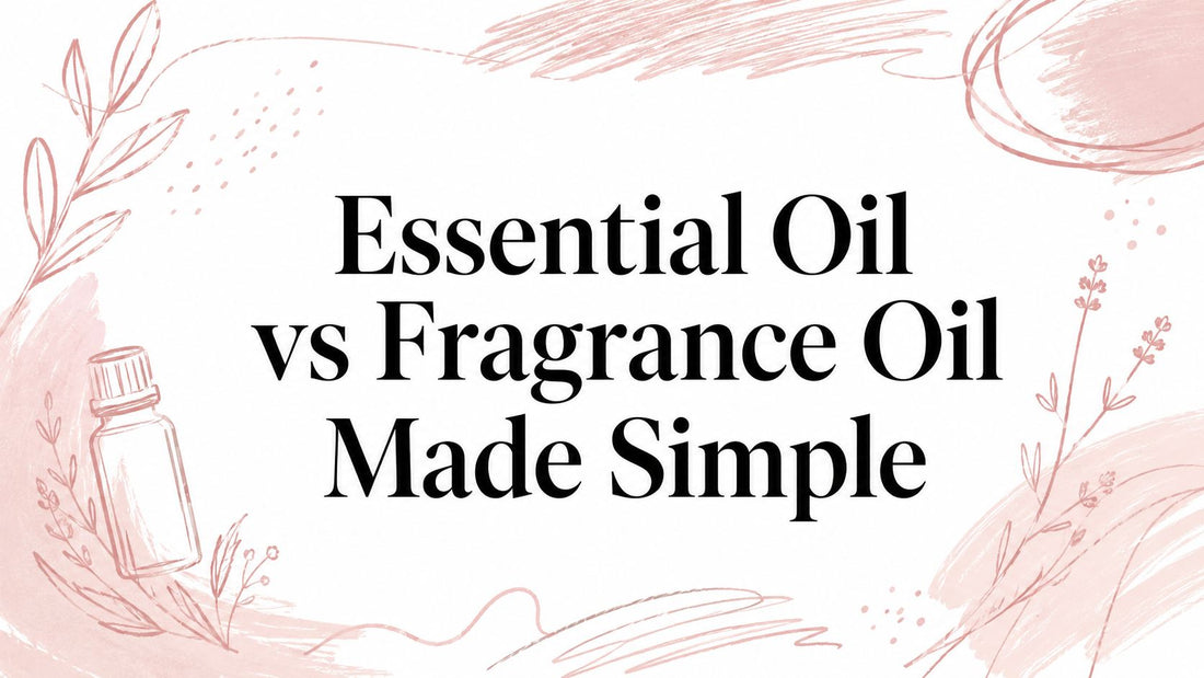 Essential Oil vs Fragrance Oil Made Simple