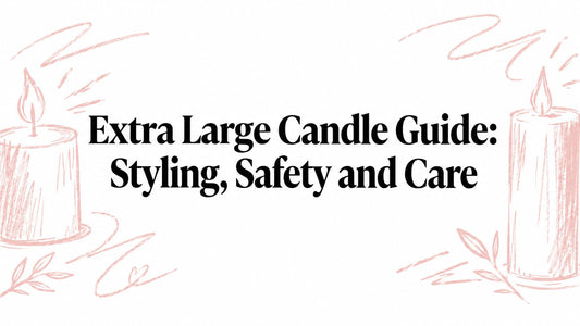 Extra Large Candle Guide: Styling, Safety and Care