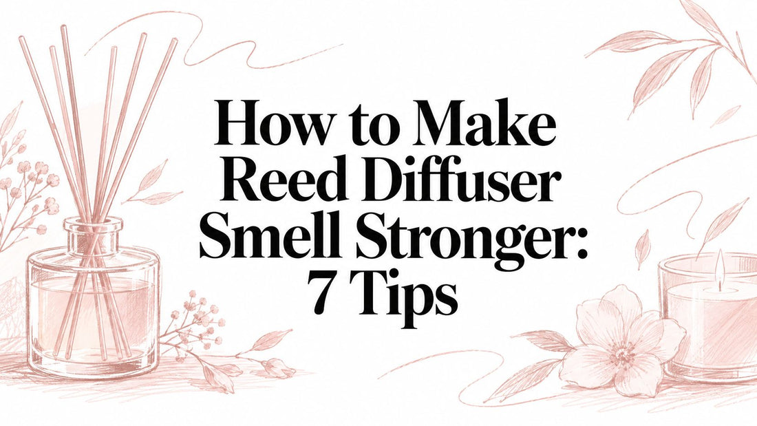 How to Make Reed Diffuser Smell Stronger: 7 Tips