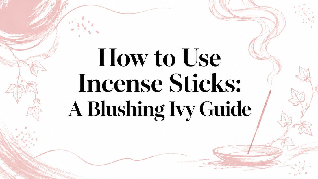 How to Use Incense Sticks: A Blushing Ivy Guide