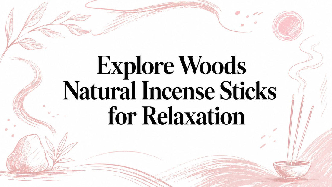 Explore Woods Natural Incense Sticks for Relaxation
