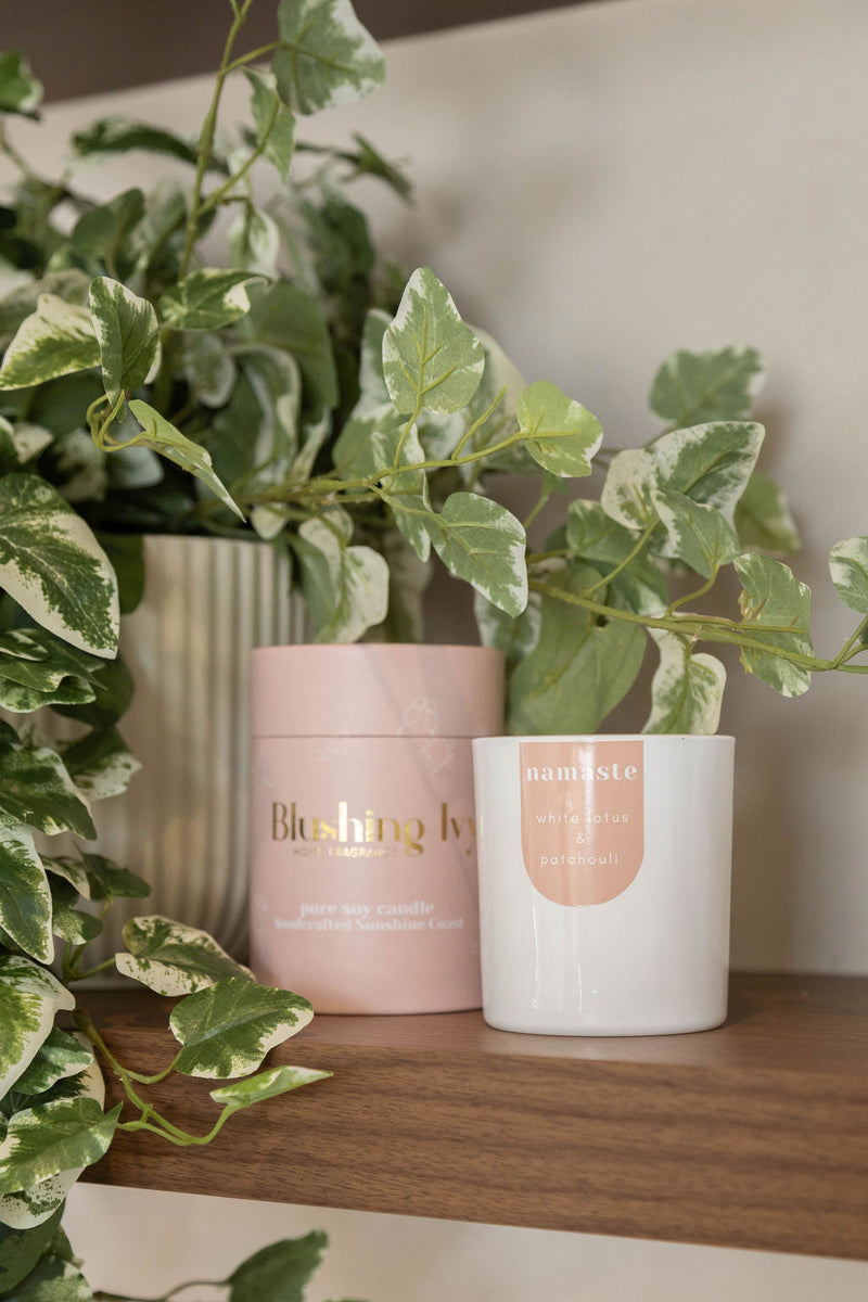 Blushing Ivy candle collection