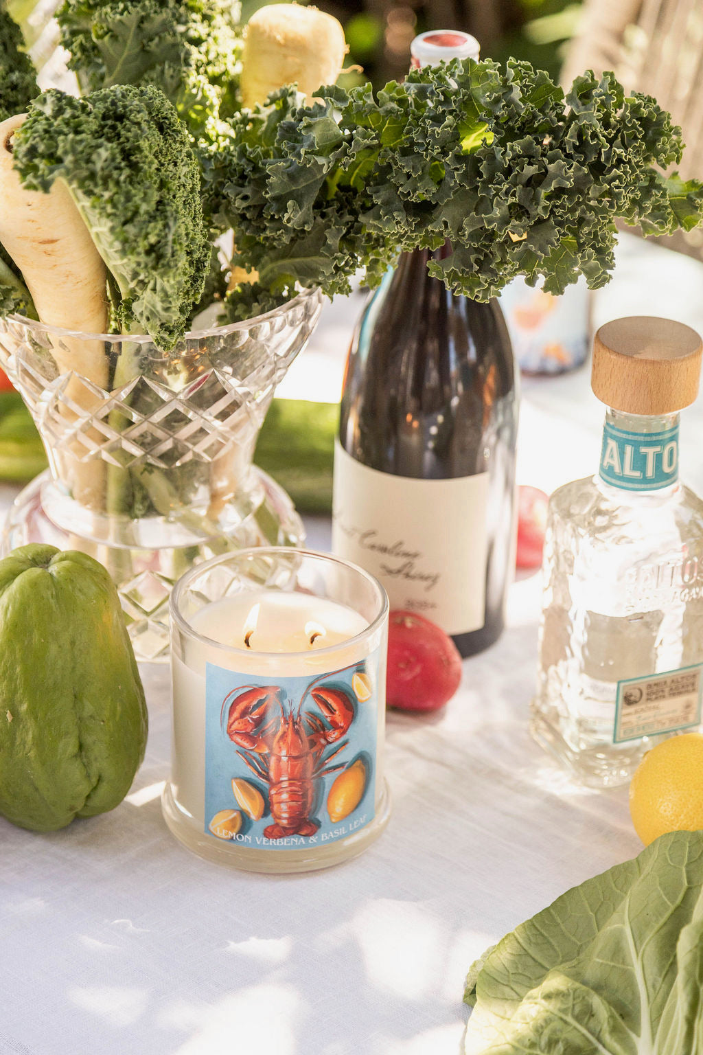 Lemon Verbena & Basil Leaf Pure Soy Candle