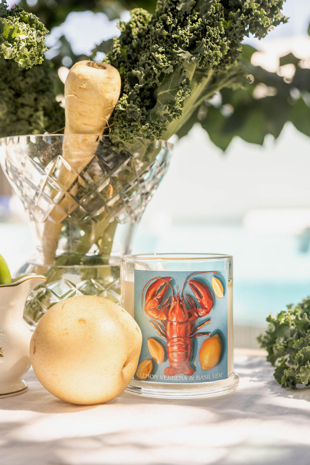 Lemon Verbena & Basil Leaf Pure Soy Candle