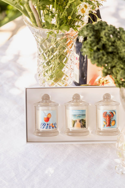 Summer Vacay Votive Candle Trio