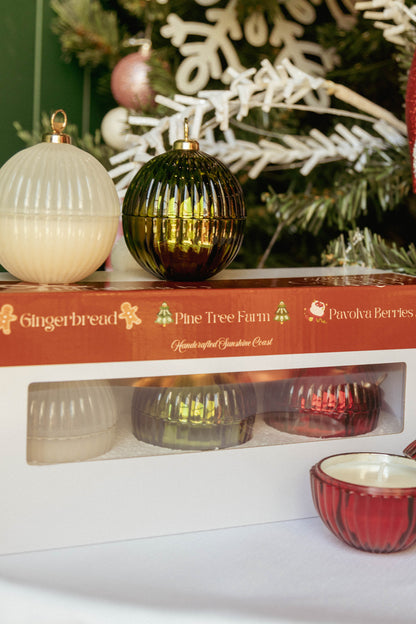 Bauble Candle Trio